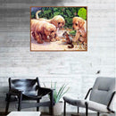 DIY Diamond Embroidery Painting Cute Dogs Round Rhinestone Cross Stitch Kit