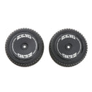 1 Pair RC Car Tire, RC Front Tyre  Wheels Compatible for Wltoys 144001