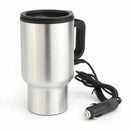 Car auto Stainless Steel 12V Car Auto Adapter HEATED Travel MUG Thermos Hea E2Q4