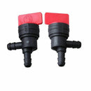 (Pack of 2) 1/4 inch 90 Degree Fuel Shut Off Valve for Briggs & Stratton 69