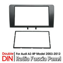 2Din Car Radio Fascia Panel Stereo Adapter Frame Cover Trim for Audi A3 8P