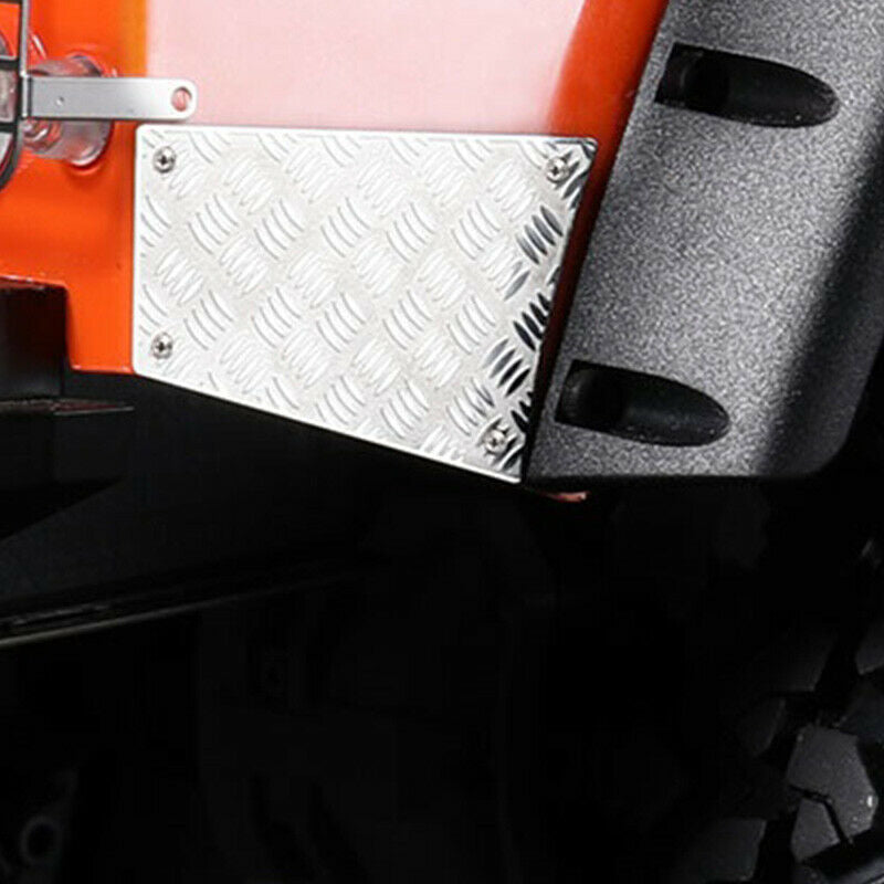 4Pcs Rear & Side Metal Skid Plate for 1/10 Rc Crawler Car Defender Trx4 Bot A1W9