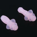 pink Plastic nose clip silicone ear plugs set for swimming