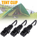 3pcs Tents Wind Rope Awnings Clamp Tighten Outdoor Camping Plastic Clips