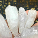 50g Natural Raw White Clear Point Quartz Crystal Heal Stone Rock Specimen Gift
