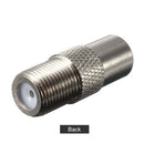 5x Female Coax To F Connectors Socket RF IEC Aerial Plug Female Adaptor Twist On