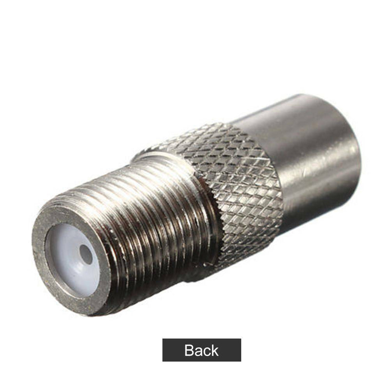 5x Female Coax To F Connectors Socket RF IEC Aerial Plug Female Adaptor Twist On