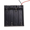 2Pcs 4 x AA 6V Battery Holder Storage Case Wired ON/OFF Switch w Cover E7Y6