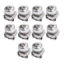 Rack Screws, 10 Pack, Installation Tool, 20 mm M6 Screws, M6 Nuts, Cabinet
