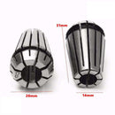 10Pcs Er16 Spring Collet + Motor Shaft 8Mm Extension Rod Holder Cnc Milling