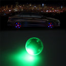 Bike Car Motorcycle Wheel Tire Tyre Valve Cap Neon LED Flash Light Warning Lamp