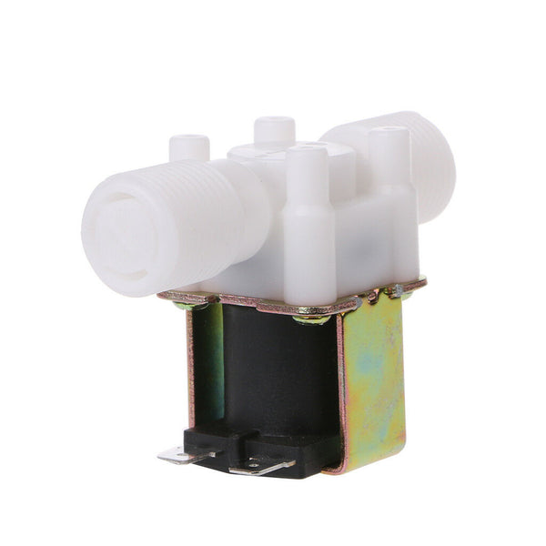 1/2" DC 24V Electric Solenoid Valve Magnetic Water Air Inlet Flow Switch N/C