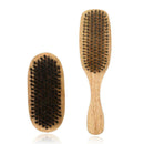 Beard Brush with Synthetic Fiber Bristle - Perfect For Balms and Oils - For Help