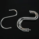 80mm Workshop Home Metal Spherical Extremity Hook S Shape Hook 5 Pcs Y2X9