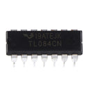 10 PCS TL084CN Inline DIP-14 Quad Operational Amplifier JFET Linear Buffer U Ew