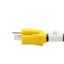 12in 15 Amp Male to 30 Amp Female Dogbone Adapter RV Electrical Converter Cable