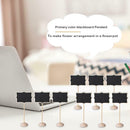 20pcs Mini Chalkboard Small Lace-shaped Blackboard with Stand Message Board