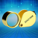 Beautiful Ornament Loupe 30 x 21mm Glass Jewellery Magnifier Eye Lens