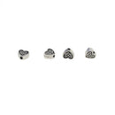 100pcs Alloy Heart Shape Spacer Beads DIY Jewelry Making Charms Accessories