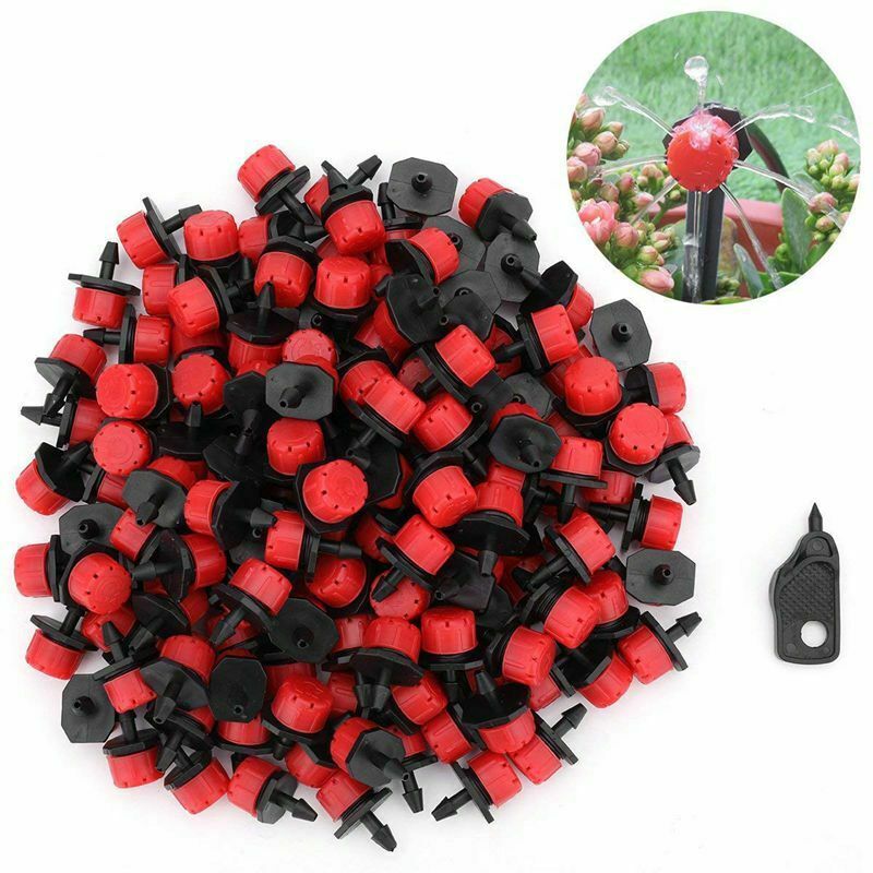 Adjustable Irrigation Drippers Emitters Micro-Sprinklers Heads 1/4 inch Dri