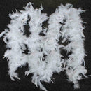 1x2m Christmas Tree White Feather Xmas Ribbon Strip Home Decor Garland A5Q1 D5X3