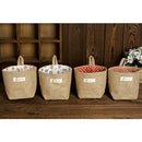 Non-woven fabric Storage Basket Bag Foldable Storage Basket Bag with Handle N2R7