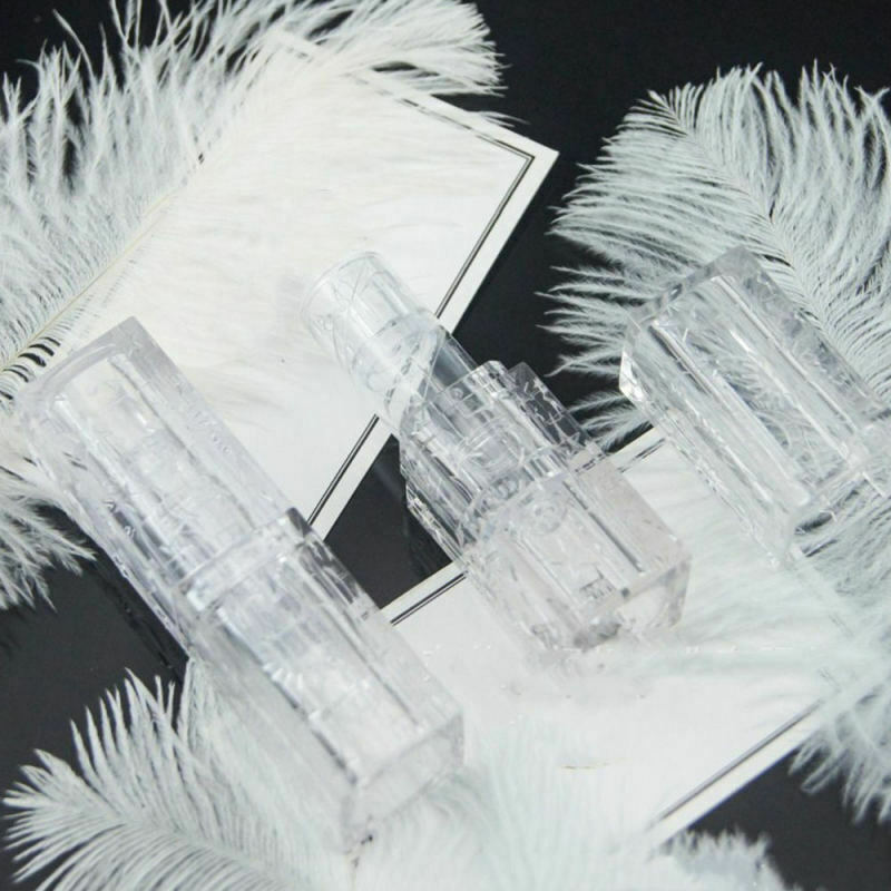 10Pcs Empty lipstick Plastic Lip Balm Container Tubes Caps DIY NEW ABQ