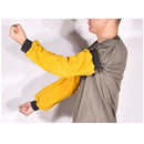 Popular Heat Resistant 19" Long Cowhide Leather Welding Sleeves Yellow A