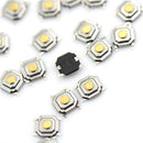 20x 4*4*1.5mm Light Touch Switch ON/OFF Micro Switch Keys Button SMD 4pin M&O