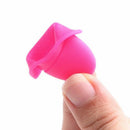 Monja Nail Art Tips Uv Gel Eraser Wrapped Silicone Elastic Soak Cap Clip Ma