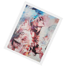 1 Panel Abstract Unframed Picture Wall Picture Art Painting - Girl & Wolf 02