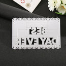 Cutting Dies Embossing Decorative Mold Letters Scrapbook Template (GG0321) A