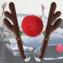 Car Reindeer Antlers & Nose - Window Roof-Top & Grille Rudolph Reindeer Jin