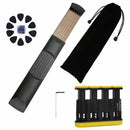 Meideal Black Pocket Guitar Practice Tool Guitar Chord Trainer+Guitar Finge