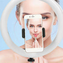 LED Ring Light, Dimmable Adjustable 3 Lights Color 10 Inch Temperature
