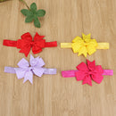 20pcs Cute Kids Ribbon Bowknot Headband Headwear Hair Band Head Accessories A
