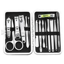 Black 15PCS Manicure Set Professional Nail Clipper Kit Utility Pedicure Twe