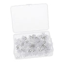 100 Pieces/set Round Head Stainless Steel Spiral Nail Stud Tack Pins Furniture