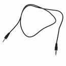 2.5mm Male to 3.5mm Male black Audio Adapter Cable 55cm