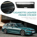 Suitable for BMW E46 1998-2005 Carbon Fiber Cigarette Lighter Panel Cover Trim
