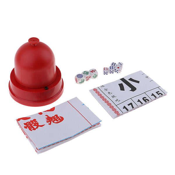 Set Sic Bo +  / /Prawn Classic Casino Dice Game Family Party Supplies