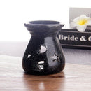 5pcs Diffuser Candle Holder Ceramic Oil Burner Fragrance Aroma Handmade  DPA
