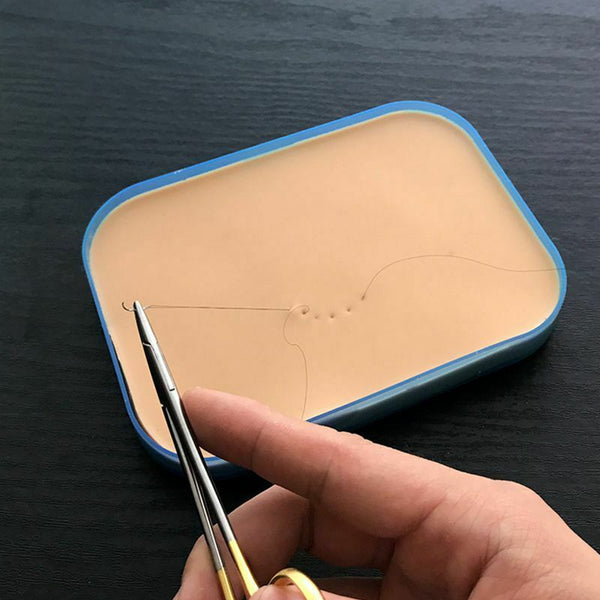 Medical Surgical Incision Silicone Suture Training Pad Practice Human Skin  G9K4