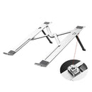1* Portable Laptop Stand Aluminum Foldable Holder 4 Cooling Height Levels S5J8