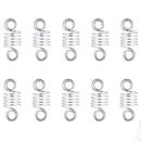 160pcs/set Hair Coil Dreadlocks Beads Cuffs Braiding Clips Twisted Braid N~S