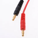 4mm Banana Plug Bullet Connector to Male EC2 RC Charge Cable 16AWG 35cm