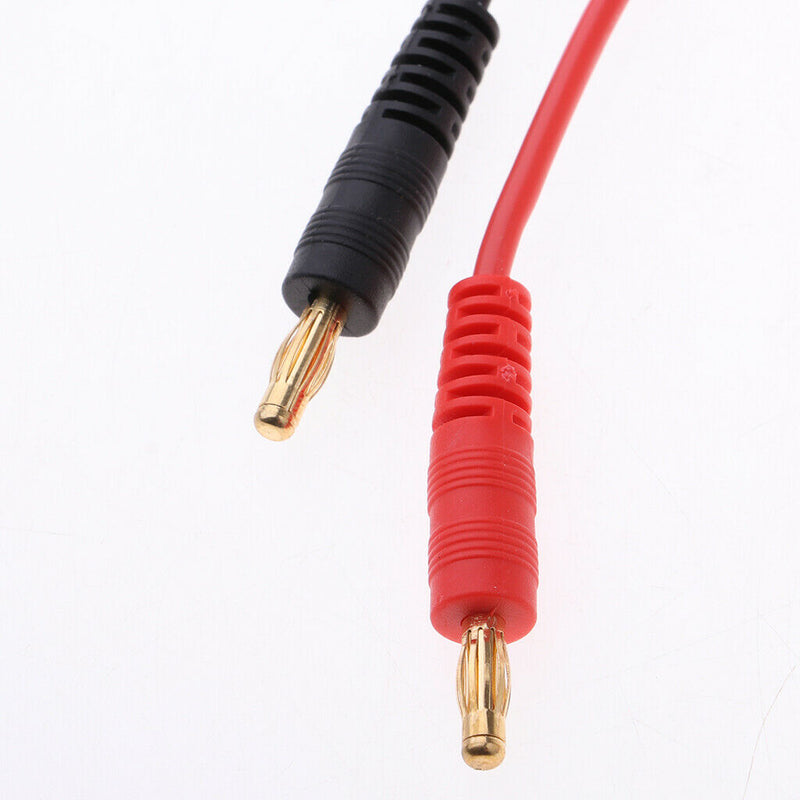 4mm Banana Plug Bullet Connector to Male EC2 RC Charge Cable 16AWG 35cm