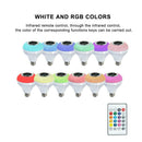 LED Bulb Lamps E27 Smart Bluetooth Music Remote Control Party Stage Light A