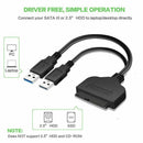 22 pin USB3.0 to SATA Adapter Cable For 2.5 inch HDD/SSD Hard Disk Laptop H
