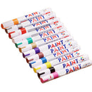 12PCS Non-toxic Permanent Waterproof Car Type Tire Metal Paint Pen Oil Marker